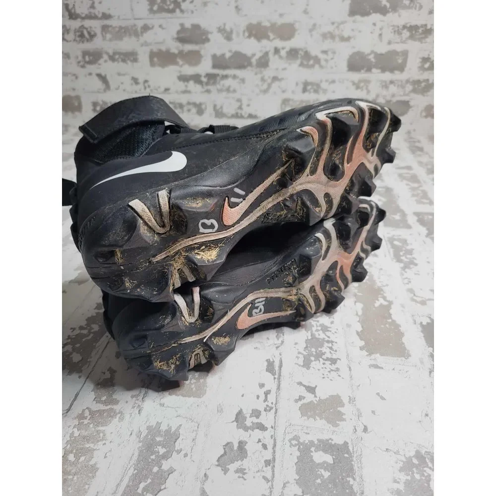 3511 Nike Men's Force Savage Shark‎ 2 Size 13  AQ7722-001 Football Cleats